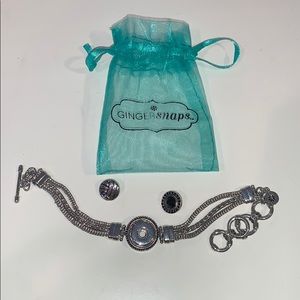 Ginger Snap Adjustable Charm Bracelet